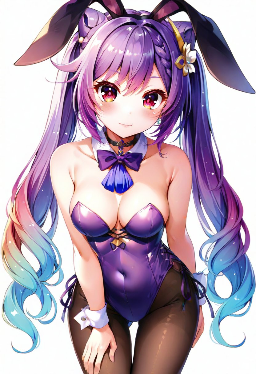 1girl,  keqing \(genshin impact\),  genshin impact by silvermoong on Tensor.Art