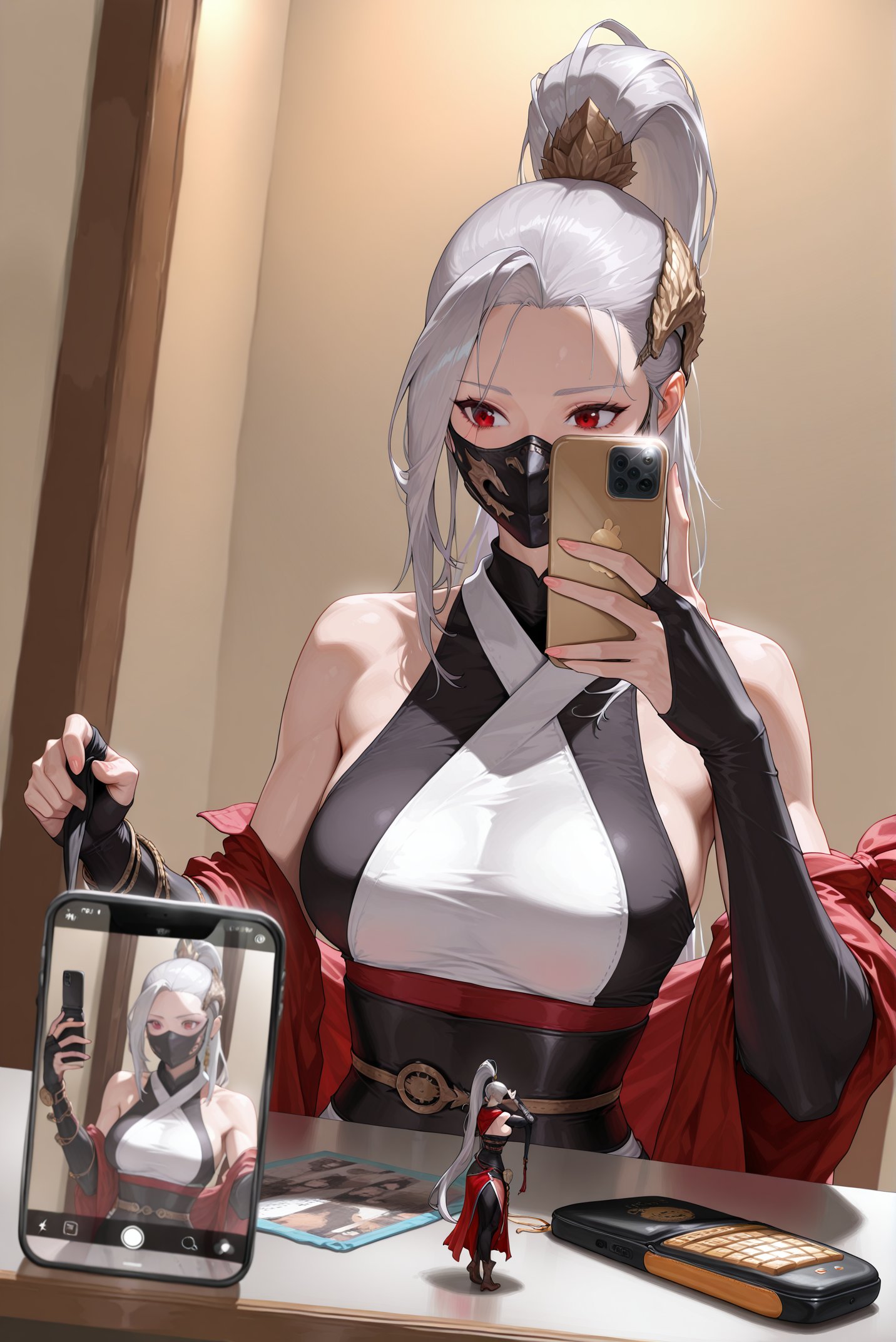 vagabond (dungeon and fighter),  silver hair,  long hair by 该用户未命名 on Tensor.Art
