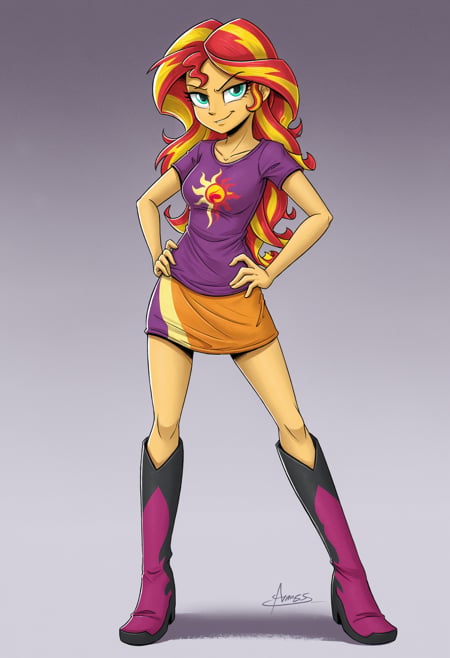 masterpiece,  best quality,  sunset shimmer by CliffJumper on Tensor.Art