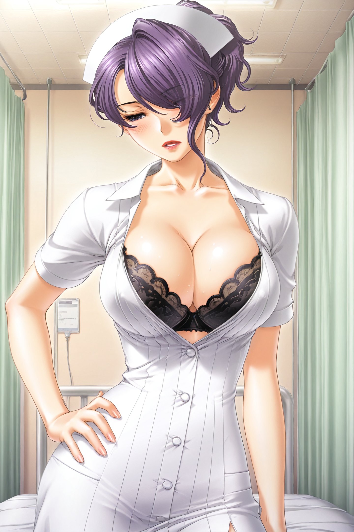 Sex Starved Nurses Game CG Style,  Akira Akamine,  1girl by flyx3 on Tensor.Art