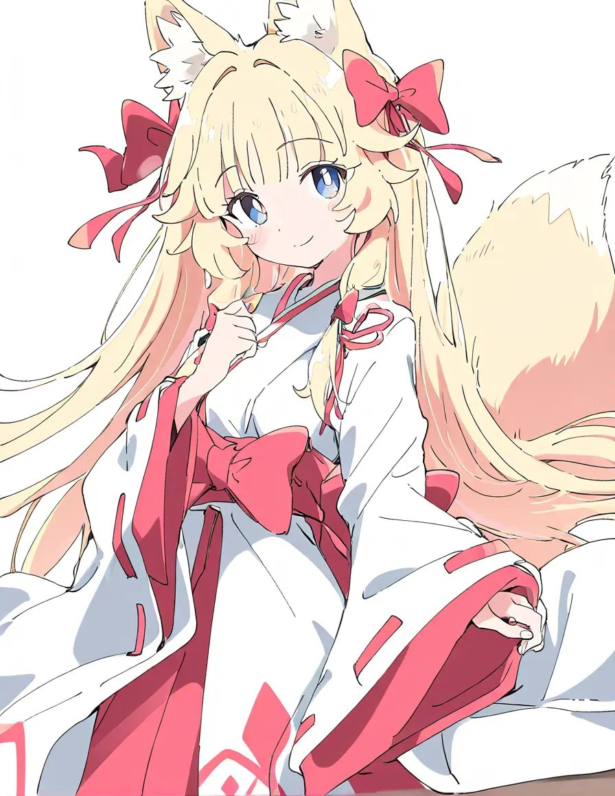molifox,  1girl,  bow by reprinter on Tensor.Art