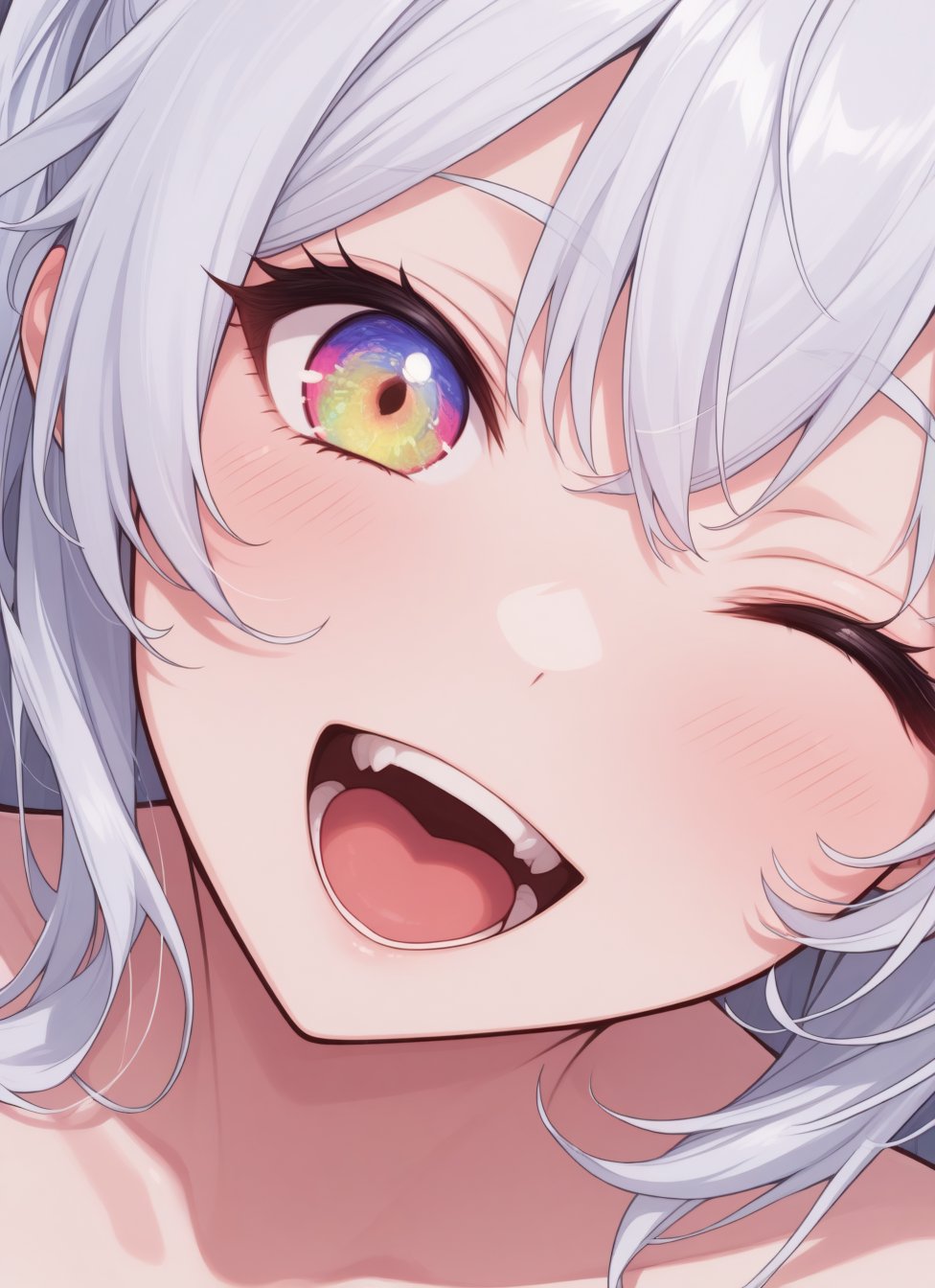 1girl,  solo,  white hair by miaomiao on Tensor.Art