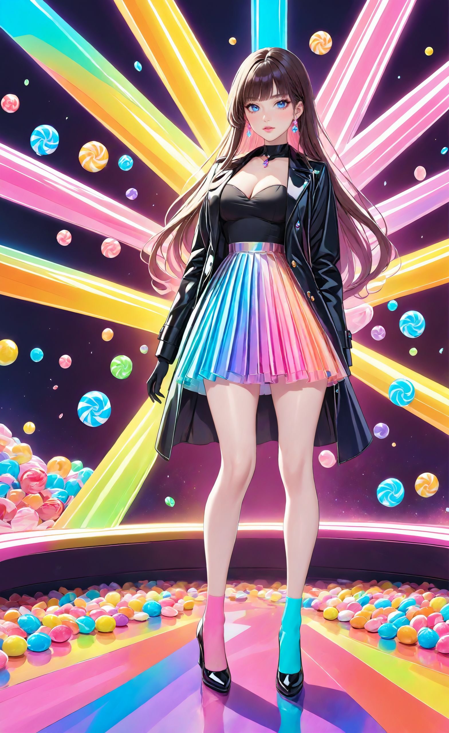 masterpiece,  bestquality,  (candy lady) by 纳兰芸诗是阿芙蕾娅 on Tensor.Art