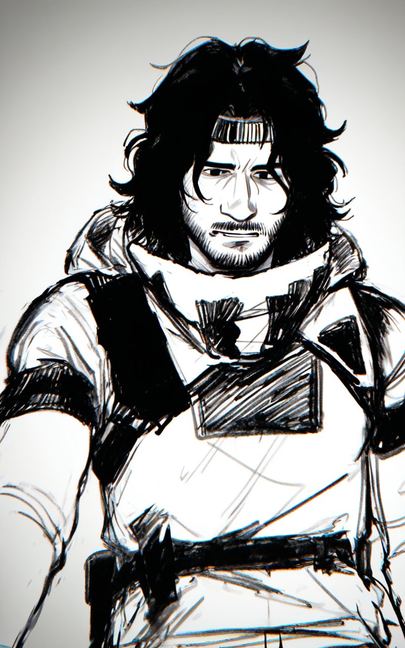simon (iron lung),  black hair,  wavy hair by crushcries on Tensor.Art