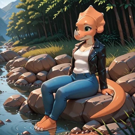 toolkitcerail,  anthro triceratops,  female by user_720431629750874608 on Tensor.Art