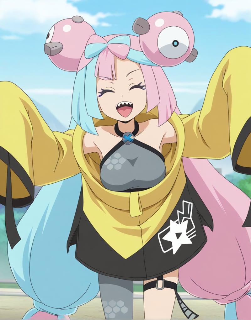 (anime coloring,  anime screenshot) IonoAnimeILXL,  teeth by Ttan on Tensor.Art