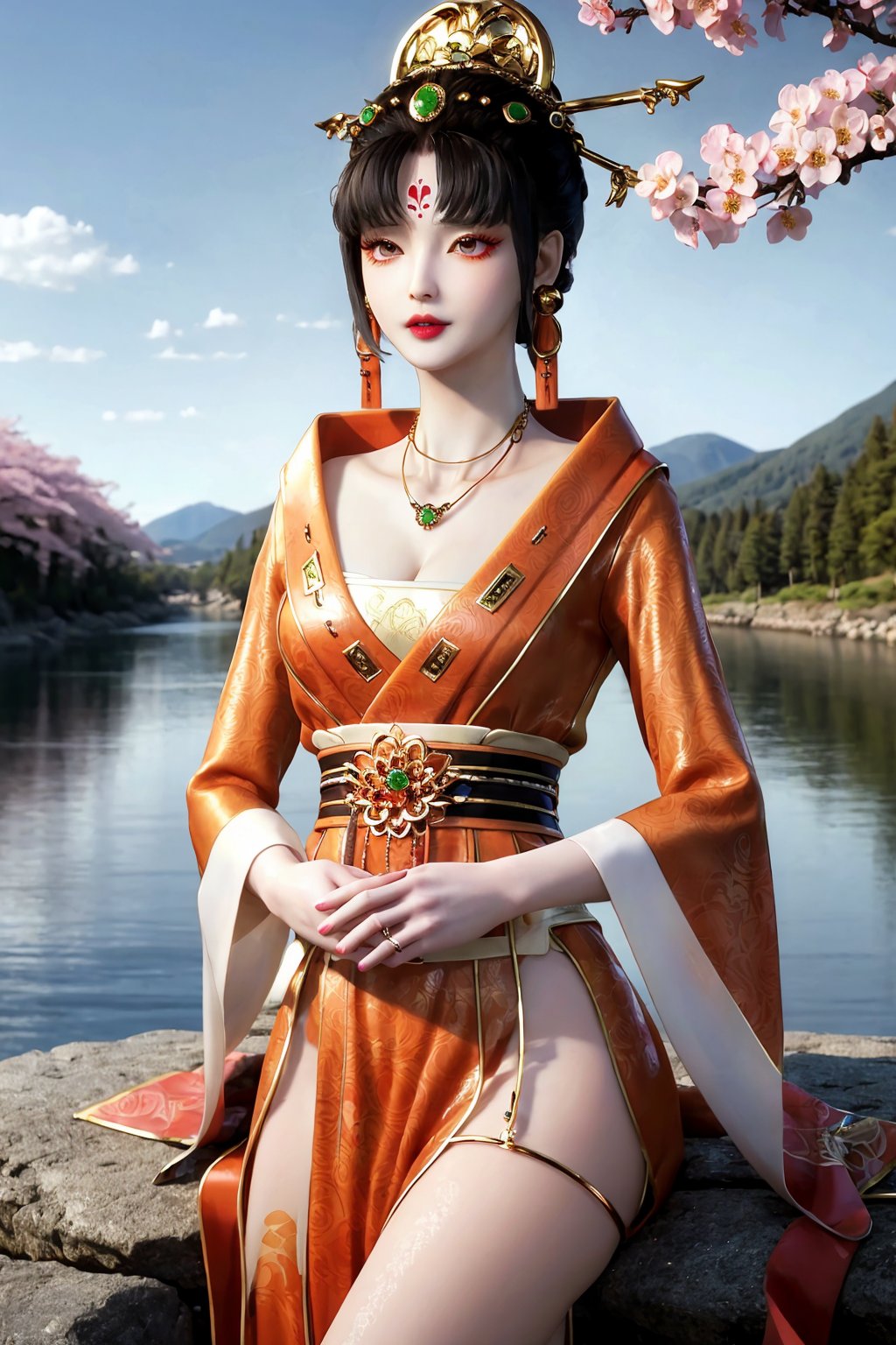 sitting,  nude,  nsfw by 小小 on Tensor.Art