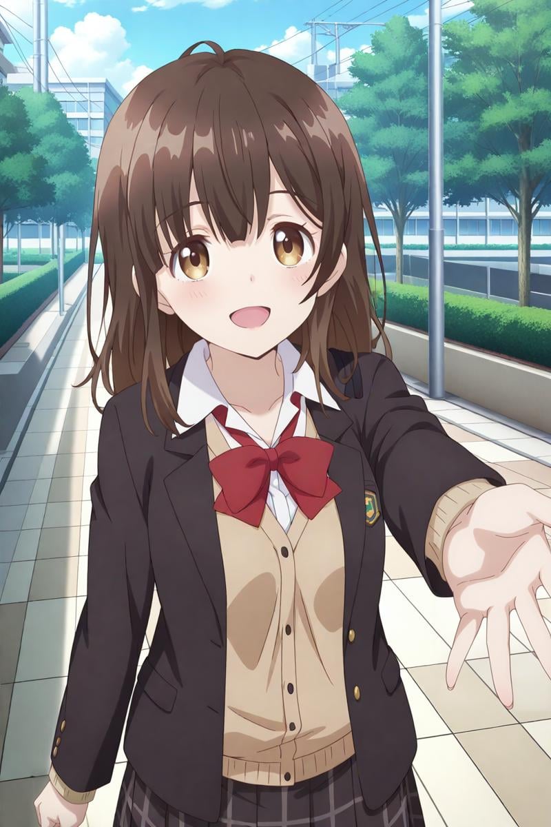 anime screenshot,  hige wo soru. soshite joshikousei wo hirou,  ogiwara sayu by Ttan on Tensor.Art