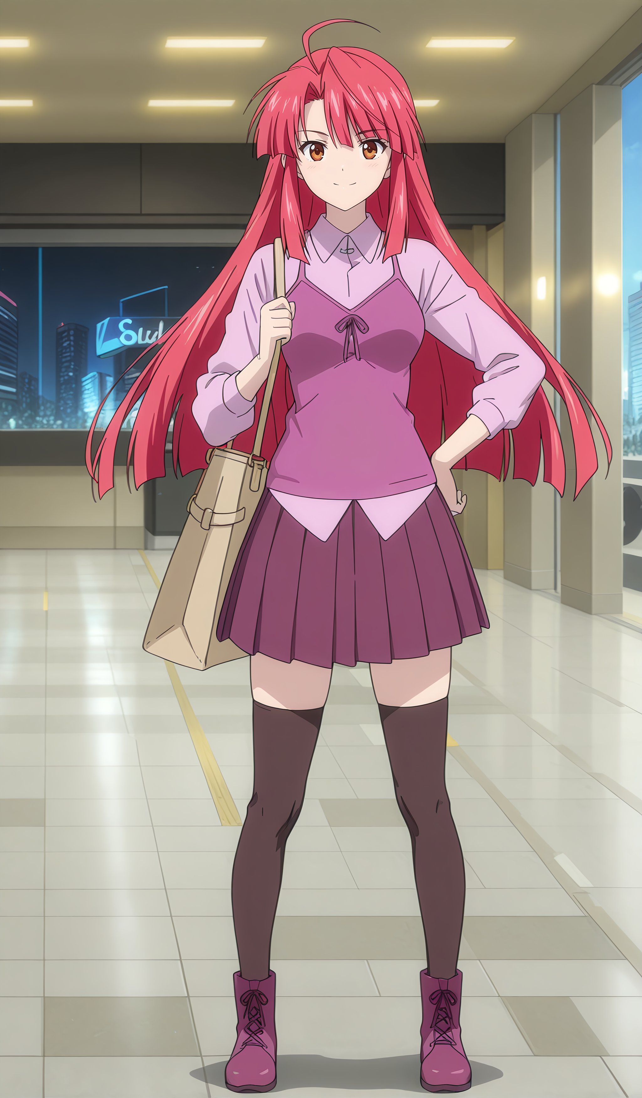 kannagi_ayano-kazenostigma,  casualoutfit,  thighhighs by MDFD-1991 on Tensor.Art