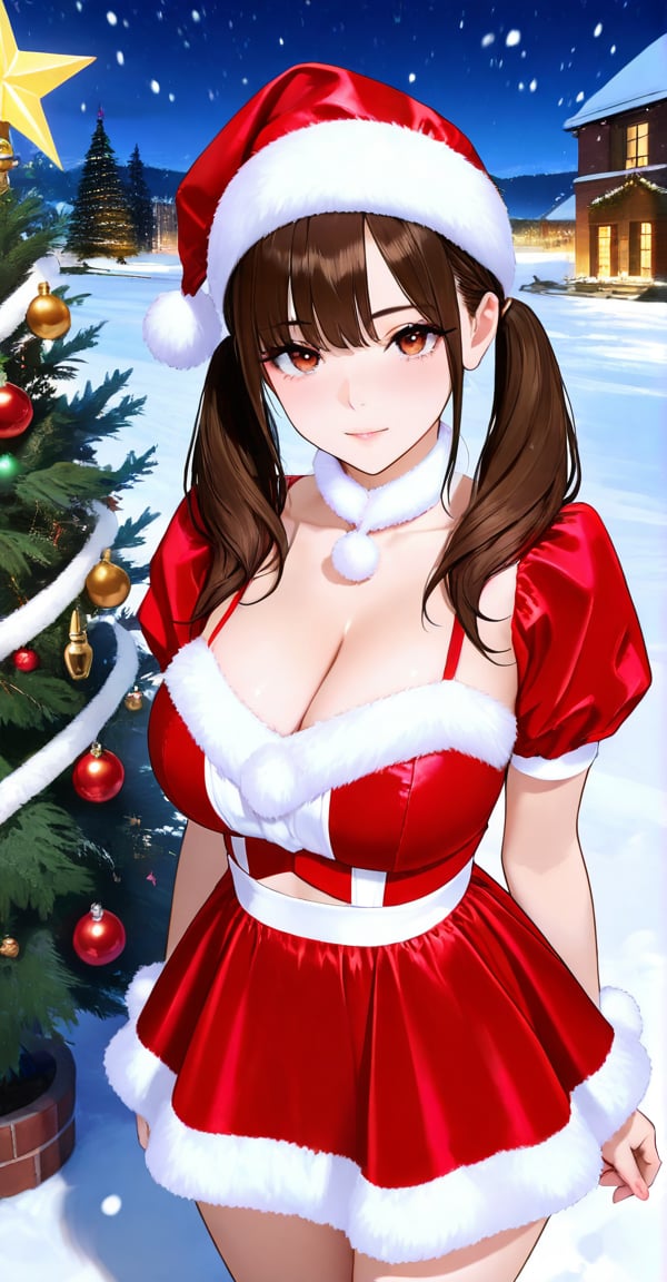 xg1,  fur-trimmed skirt,  santa hat by reprinter on Tensor.Art