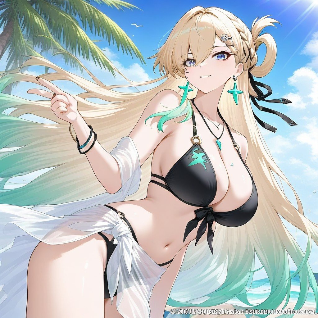 Lynae \(Wuthering Waves\),  1girl,  swimsuit by T3rryMcg1nn1s on Tensor.Art