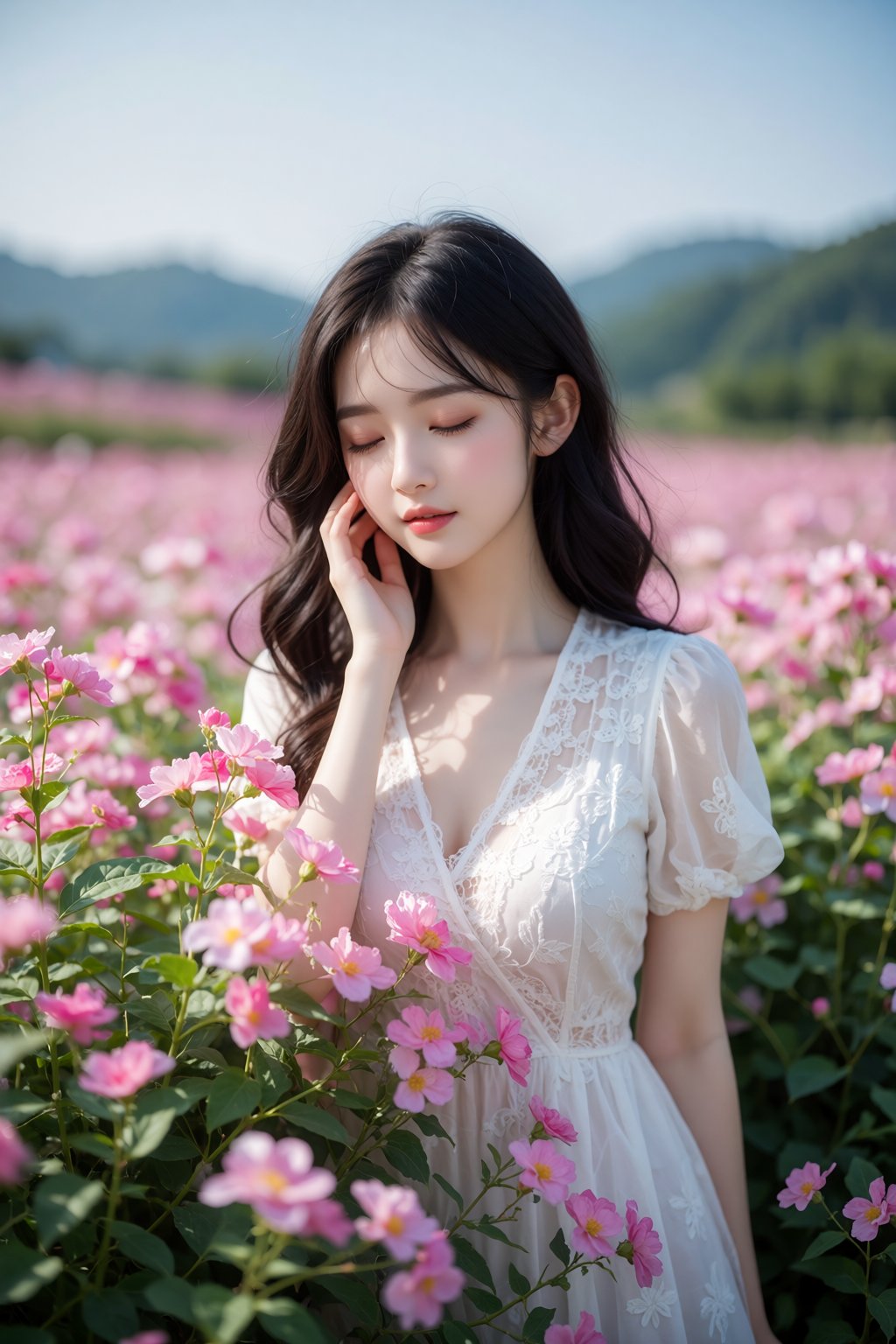 梦幻唯美写真风格,  采用高清晰度与高分辨率呈现,  光影过渡柔和细腻 by 天海TianHai on Tensor.Art