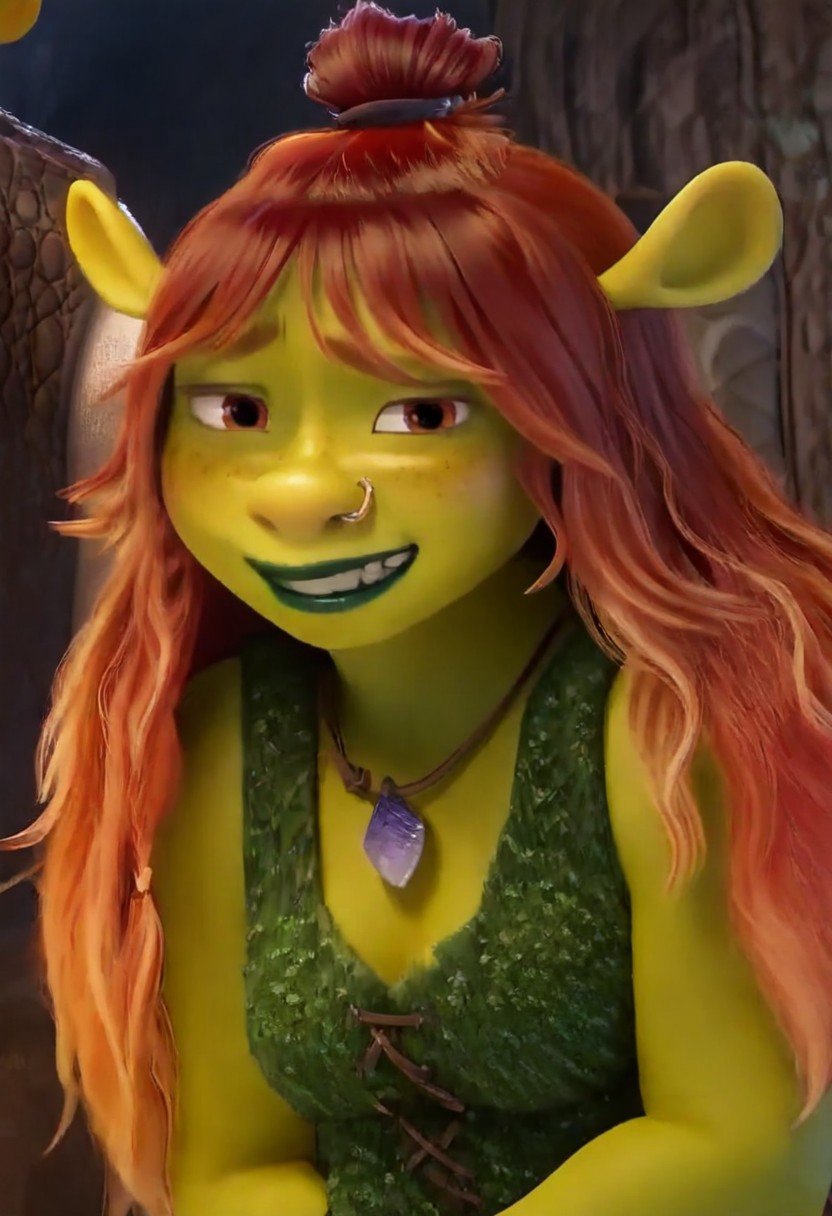 felicia_shrk5,  1girl,  female ogre by Aedan on Tensor.Art