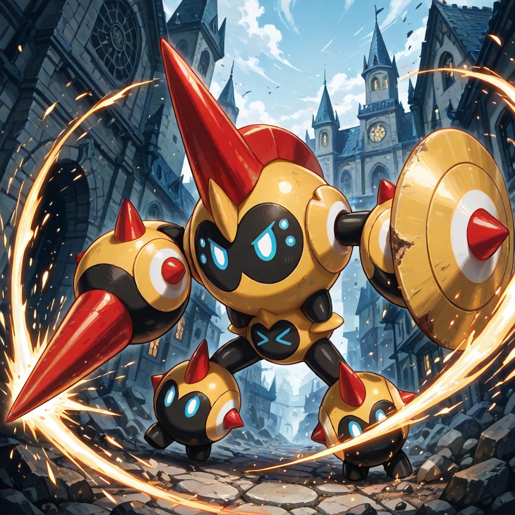 1creature,  solo,  Mega_Falinks \(Pokemon\) by スライムナイト on Tensor.Art