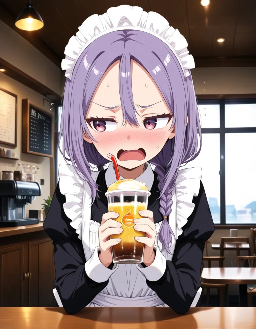 1girl,  yaotome urushi,  maid by miaomiao on Tensor.Art