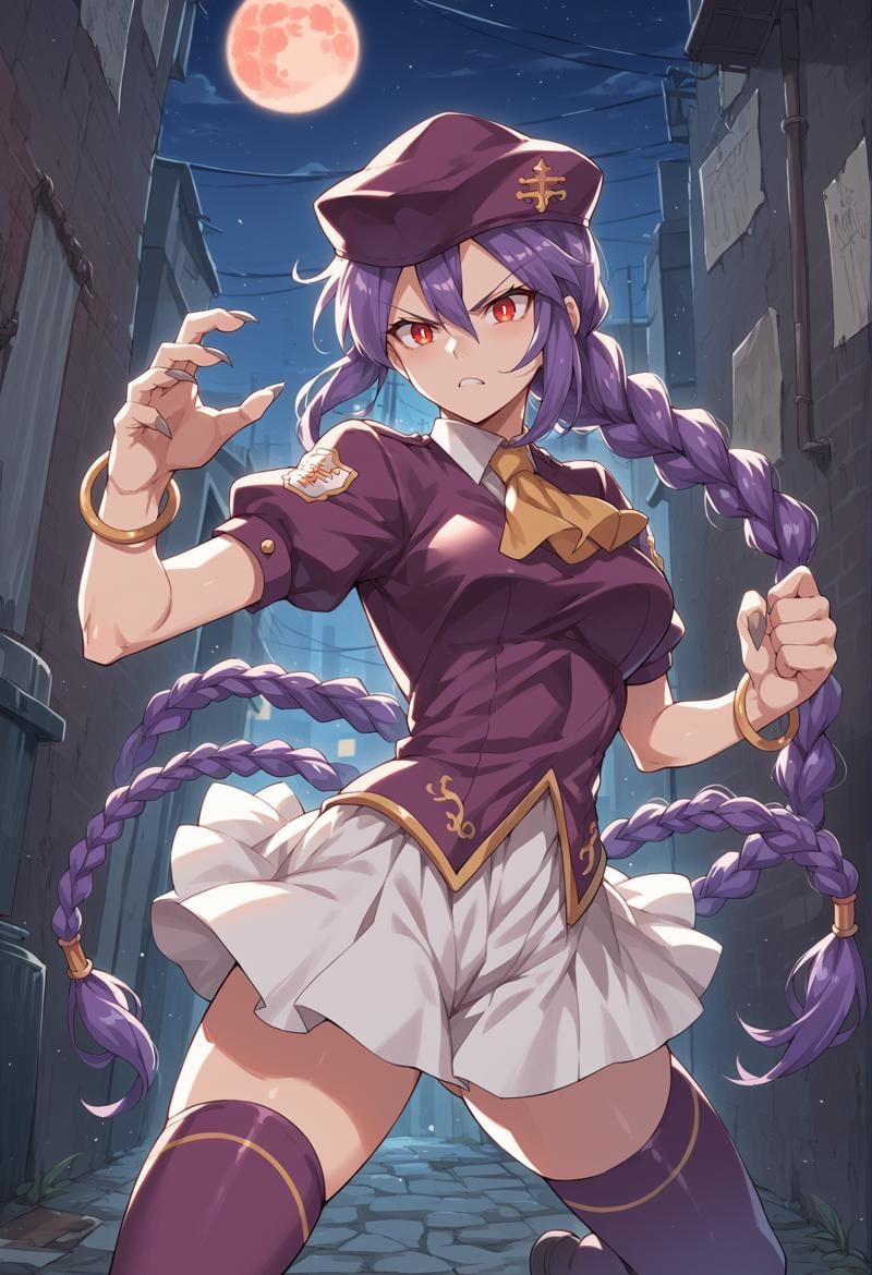 1girl,  long hair,  purple hair by Ttan on Tensor.Art