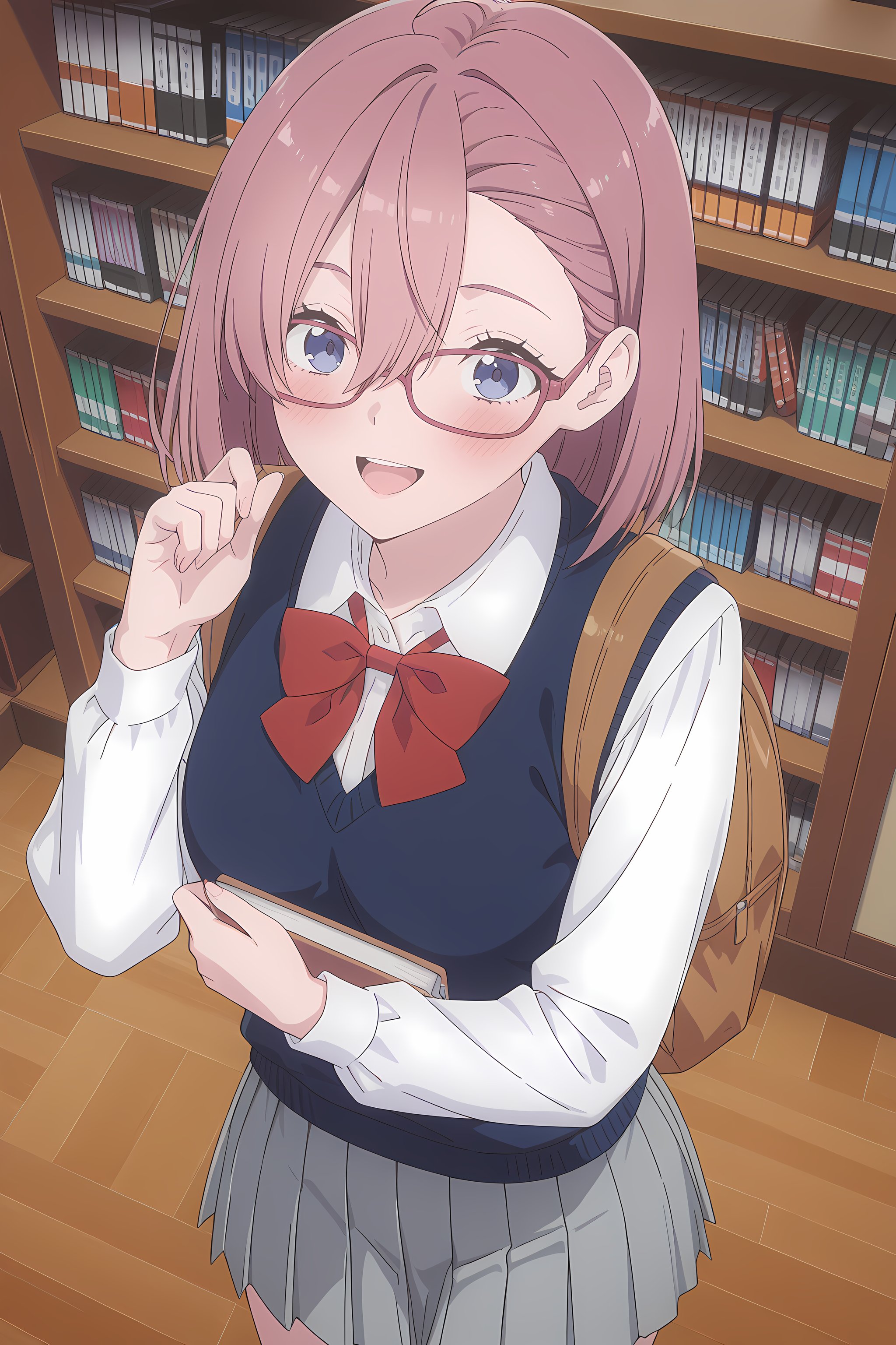 ririsa_amano,  schooluniform,  1girl by MDFD-1991 on Tensor.Art
