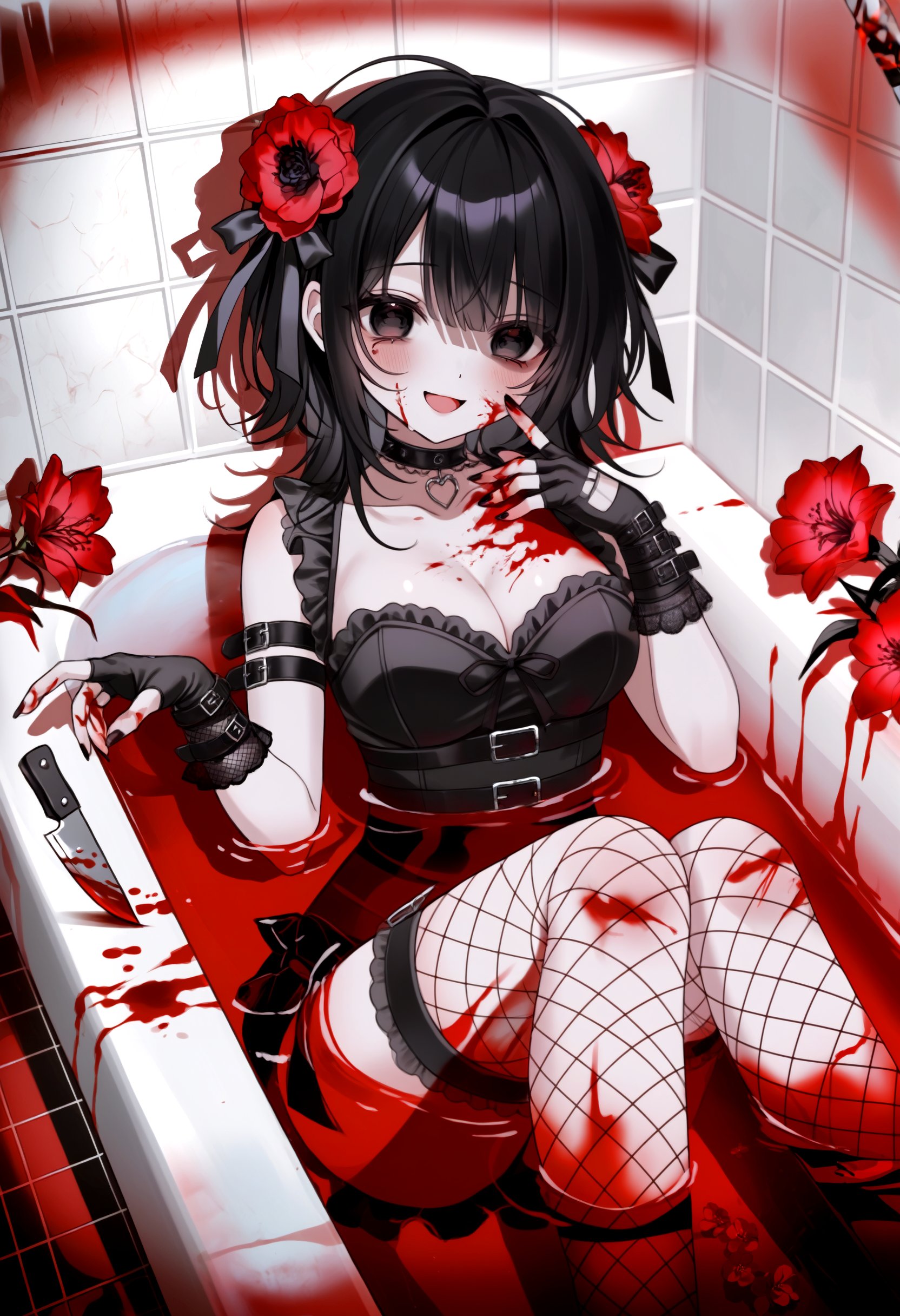 1girl,  blood,  solo by 二坤年 on Tensor.Art