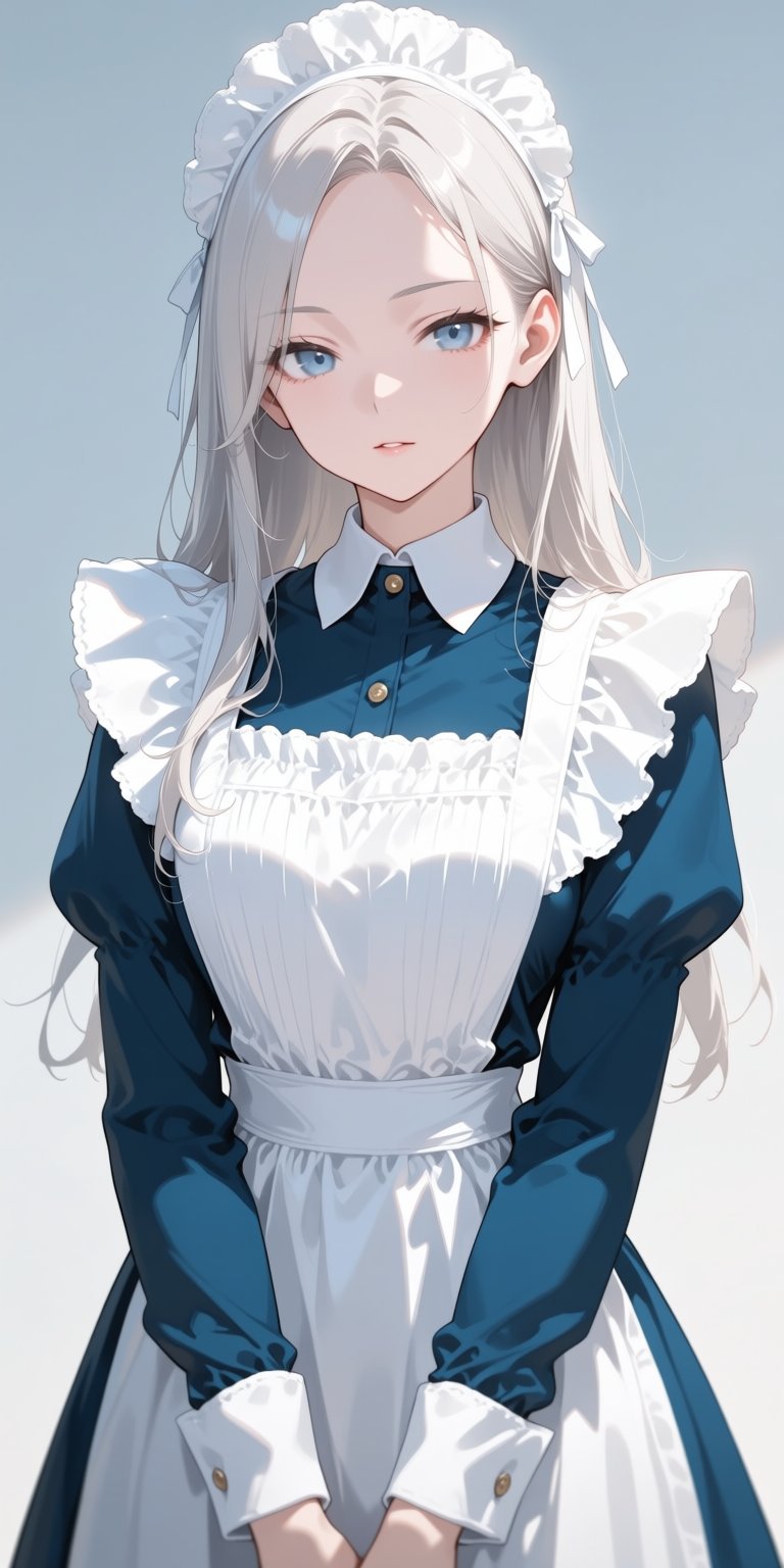 1girl,  solo,  maid headdress by 天TIN on Tensor.Art