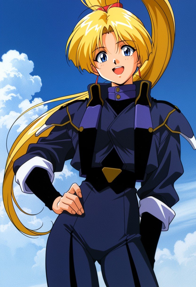 masterpiece,  best quality,  1990s anime style by user_822313880419111996 on Tensor.Art