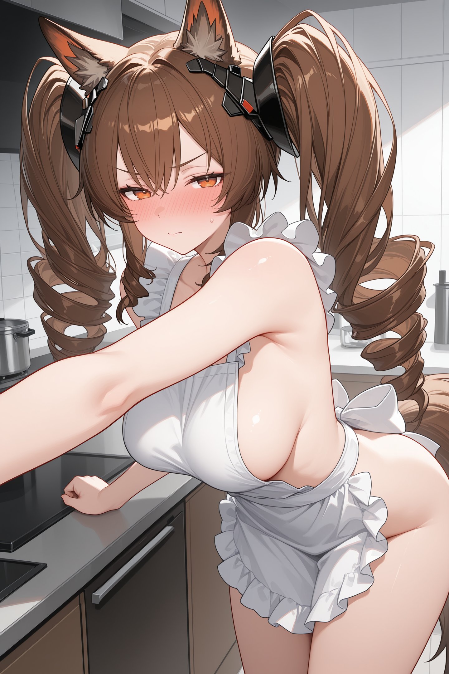 gilberta \(arknights\),  fox ears,  fox tail by reprinter on Tensor.Art