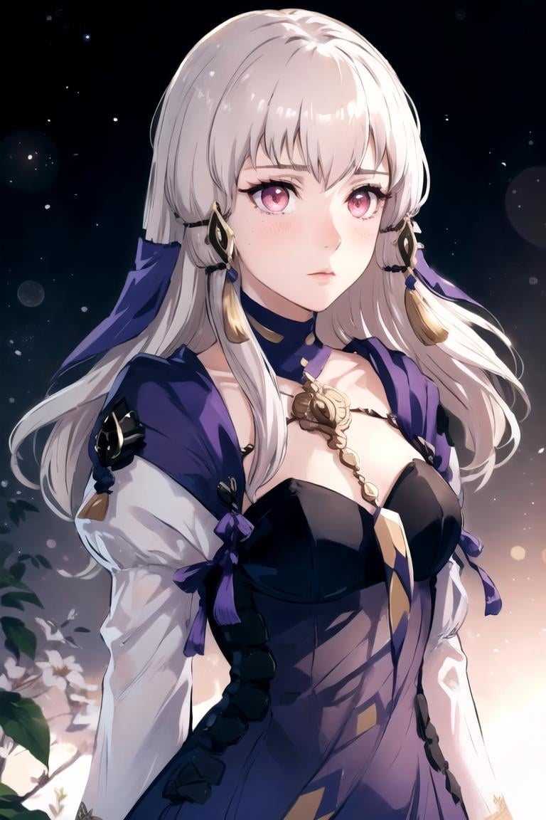 lysithea_war,  pink eyes,  hair ornament by Ttan on Tensor.Art
