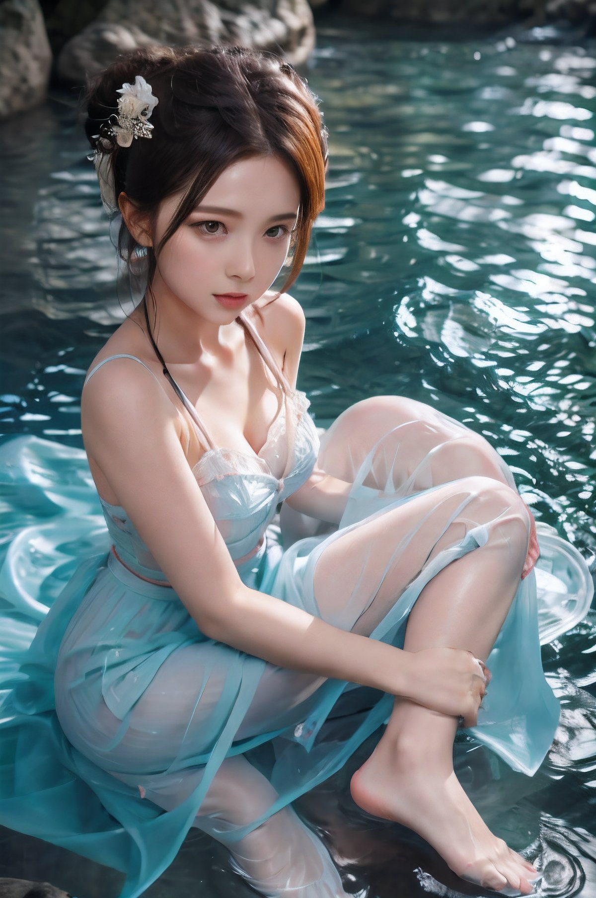 girl,  leg by 呱唧呱唧 on Tensor.Art