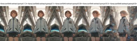 score_9,  score_8_up, score_7_up, source_anime, <lora:confetti-extract-ponyxl:1.3> 1girl, solo, streetwear, cowboy shot, looking to the side, spacecraft interior, science fiction, planet