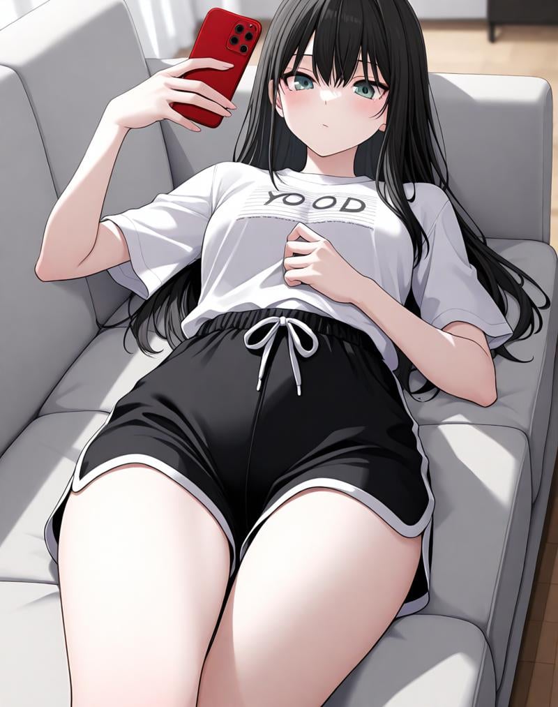 yoo_na-ri,  black hair,  long hair by Ttan on Tensor.Art