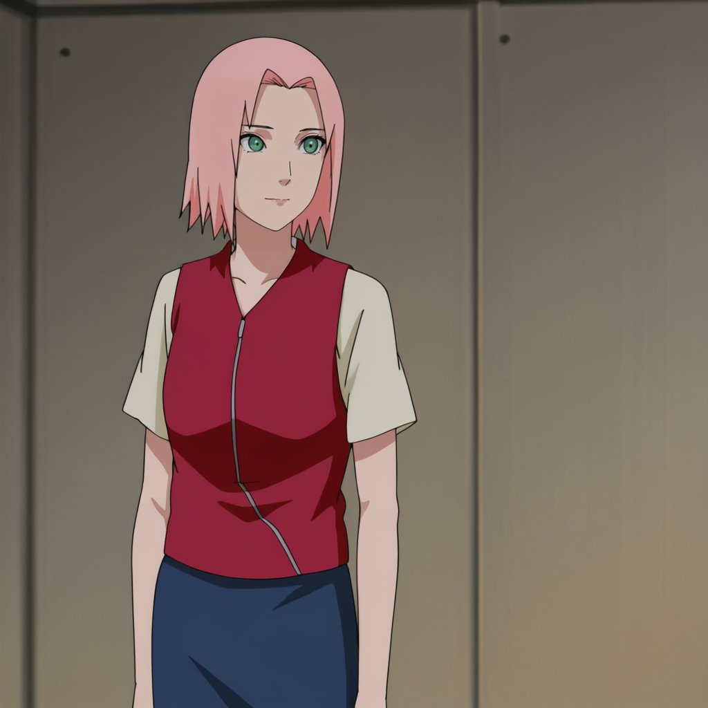 SakuraCasualShipuuden,  1girl,  pink hair by Hot Anime Girls on Tensor.Art