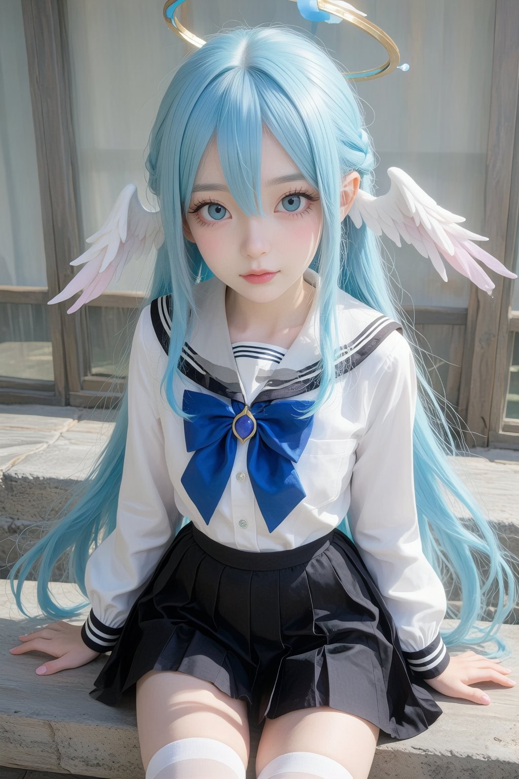 Robin,  long hair,  bangs by 天TIN on Tensor.Art