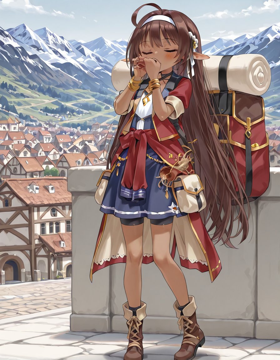 1 girl,  solo,  Nightingale by Mandatarius_403 on Tensor.Art