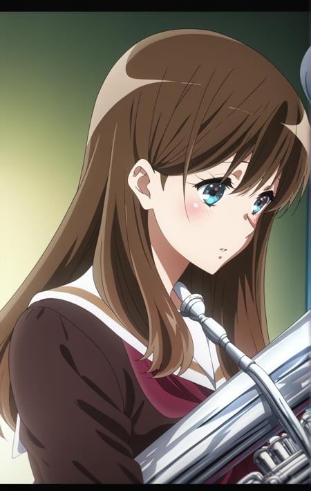 hibike kuroe mayu,  1girl,  kitauji high school uniform by user_669393743098450127 on Tensor.Art