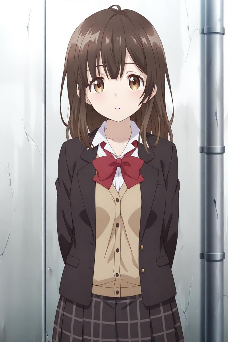 anime screenshot,  hige wo soru. soshite joshikousei wo hirou,  ogiwara sayu by Ttan on Tensor.Art