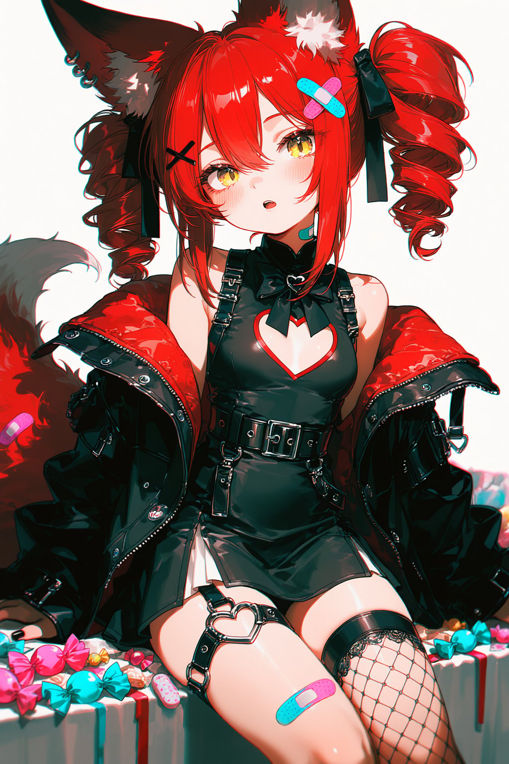 @gu1ugu1u,  fox girl,  red hair by Pio on Tensor.Art