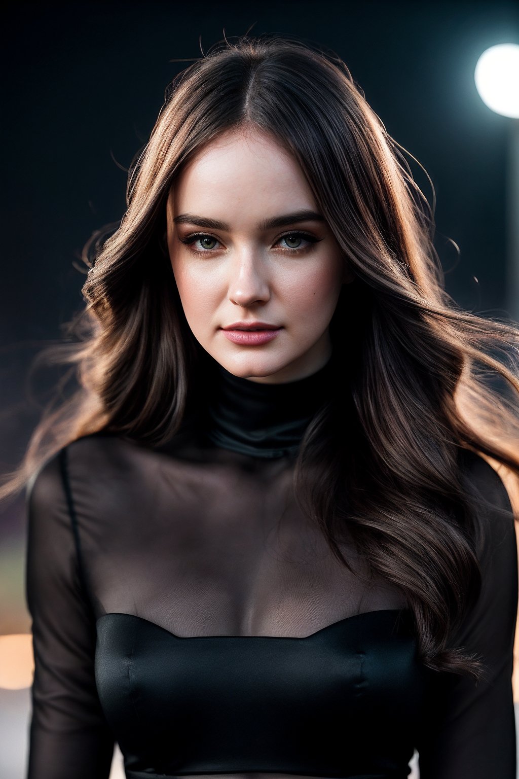 HazelM_SoloTI_v1,  (In a sleek,  dynamic outfit with flowing fabrics and modern by Solo on Tensor.Art
