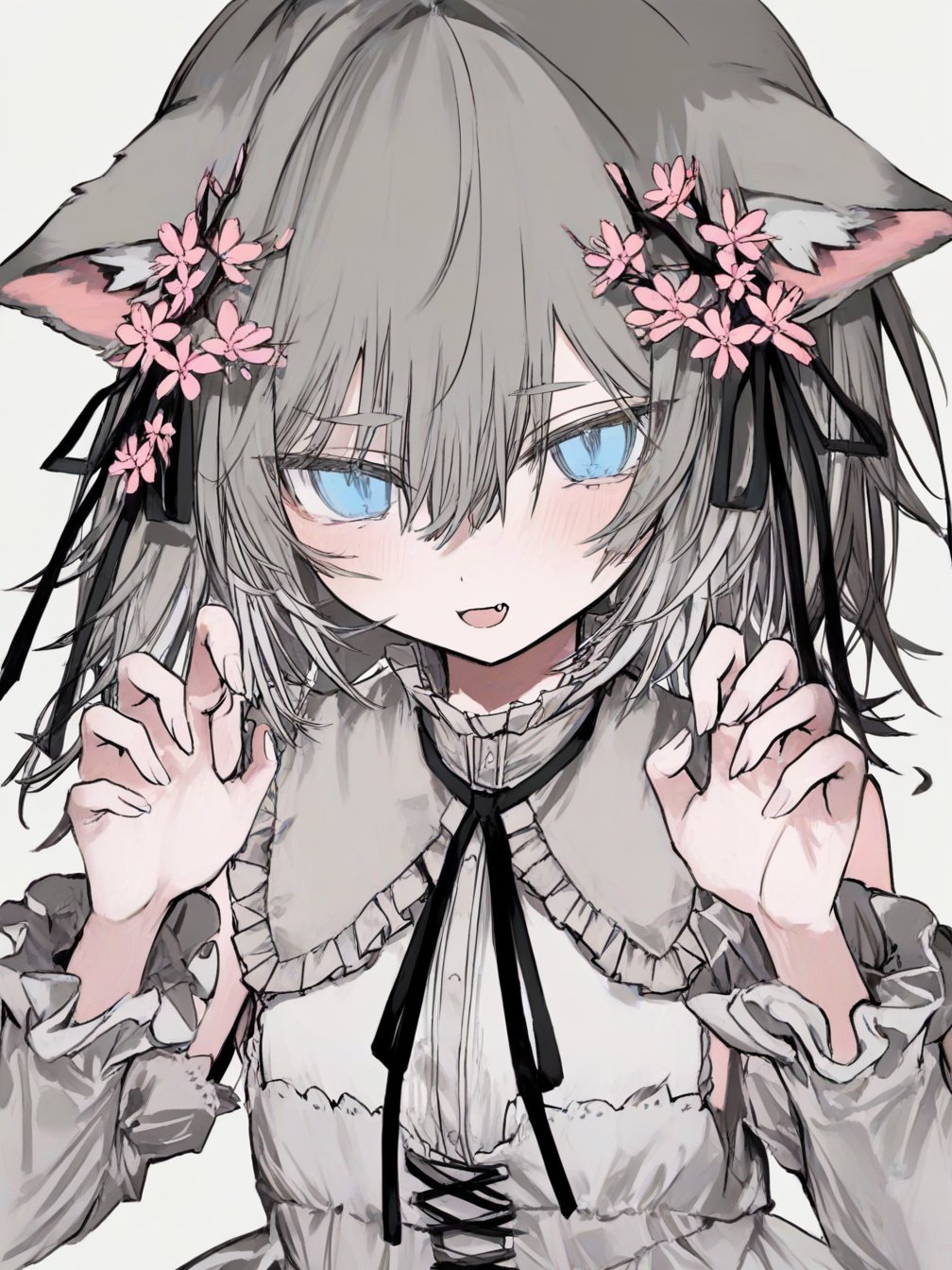 1girl,  solo,  cherry blossoms by user_user_user_ on Tensor.Art