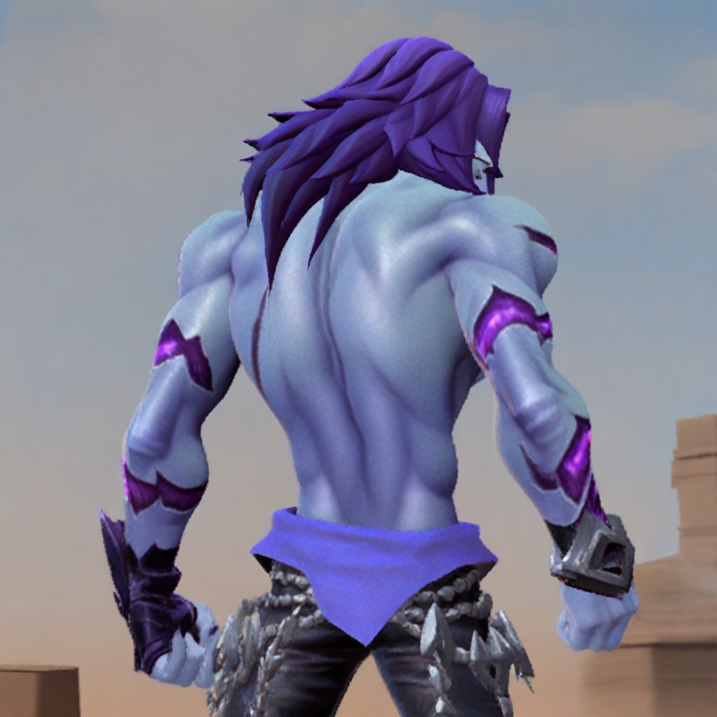 moskov-grey colored skin 1male focus,  anime screencap,  masterpiece by Dadadala on Tensor.Art
