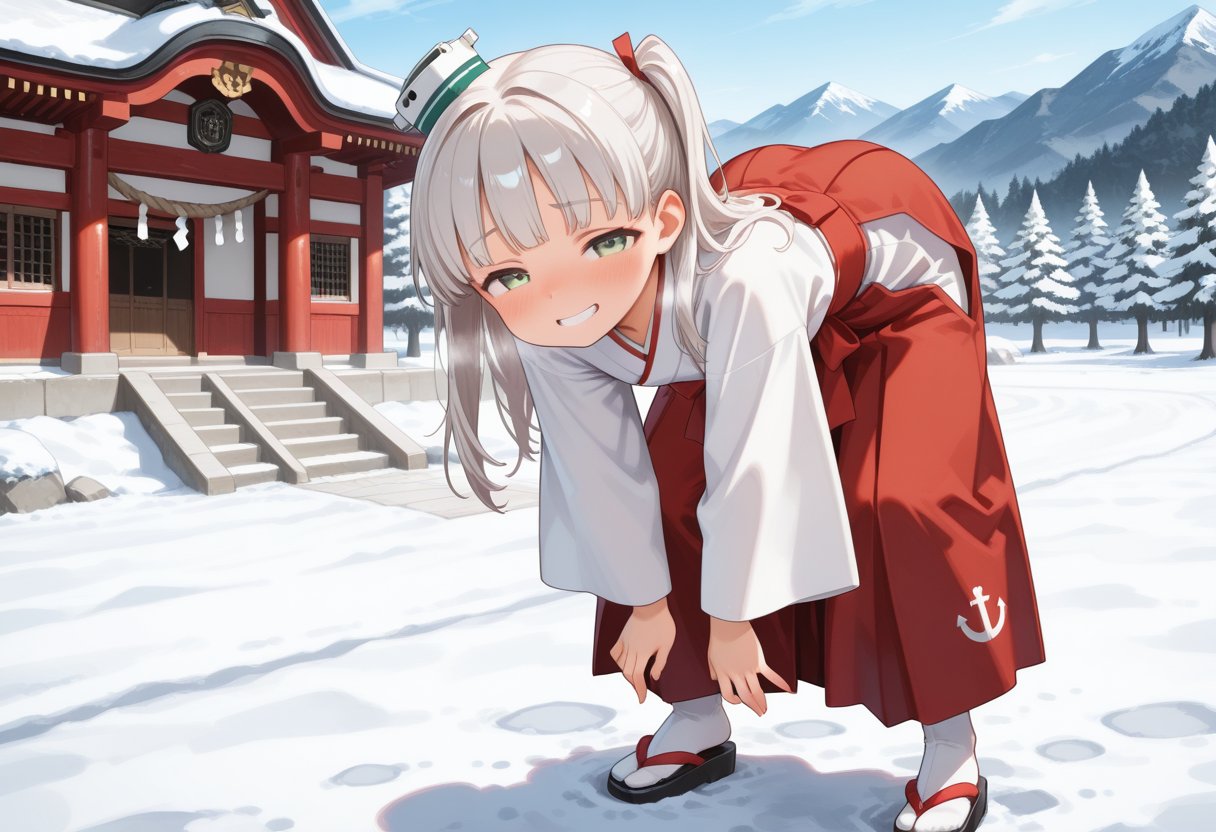 1girl,  solo,  shrine maiden by Min on Tensor.Art