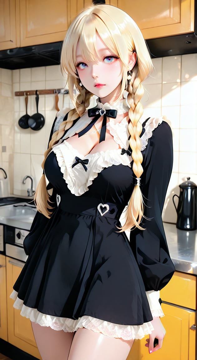 xg1,  black dress,  frills by reprinter on Tensor.Art