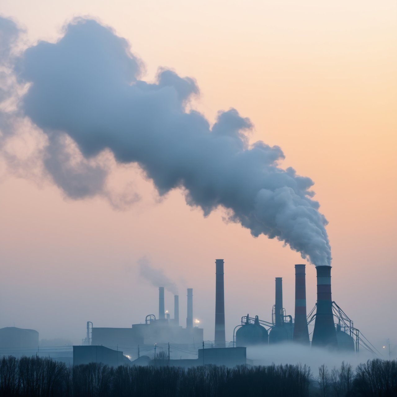 <lora:boh2-000006:1>,  RAW shoot,  Factory chimneys releasing thick fog over an industrial area, symbolizing persistent air contamination., professional color grading,soft shadowns, no contrast, clean sharp,clean sharp focus, digital photography