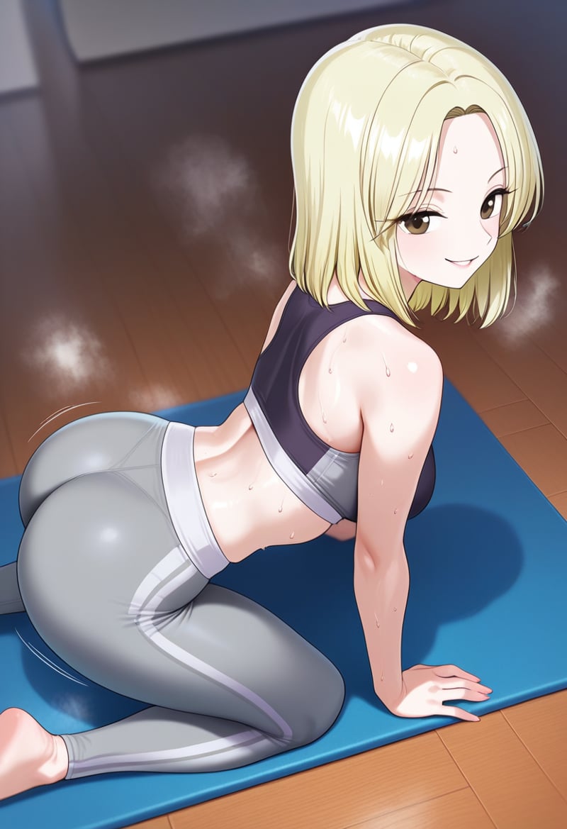 kaya,  1girl,  sports bra by Ttan on Tensor.Art