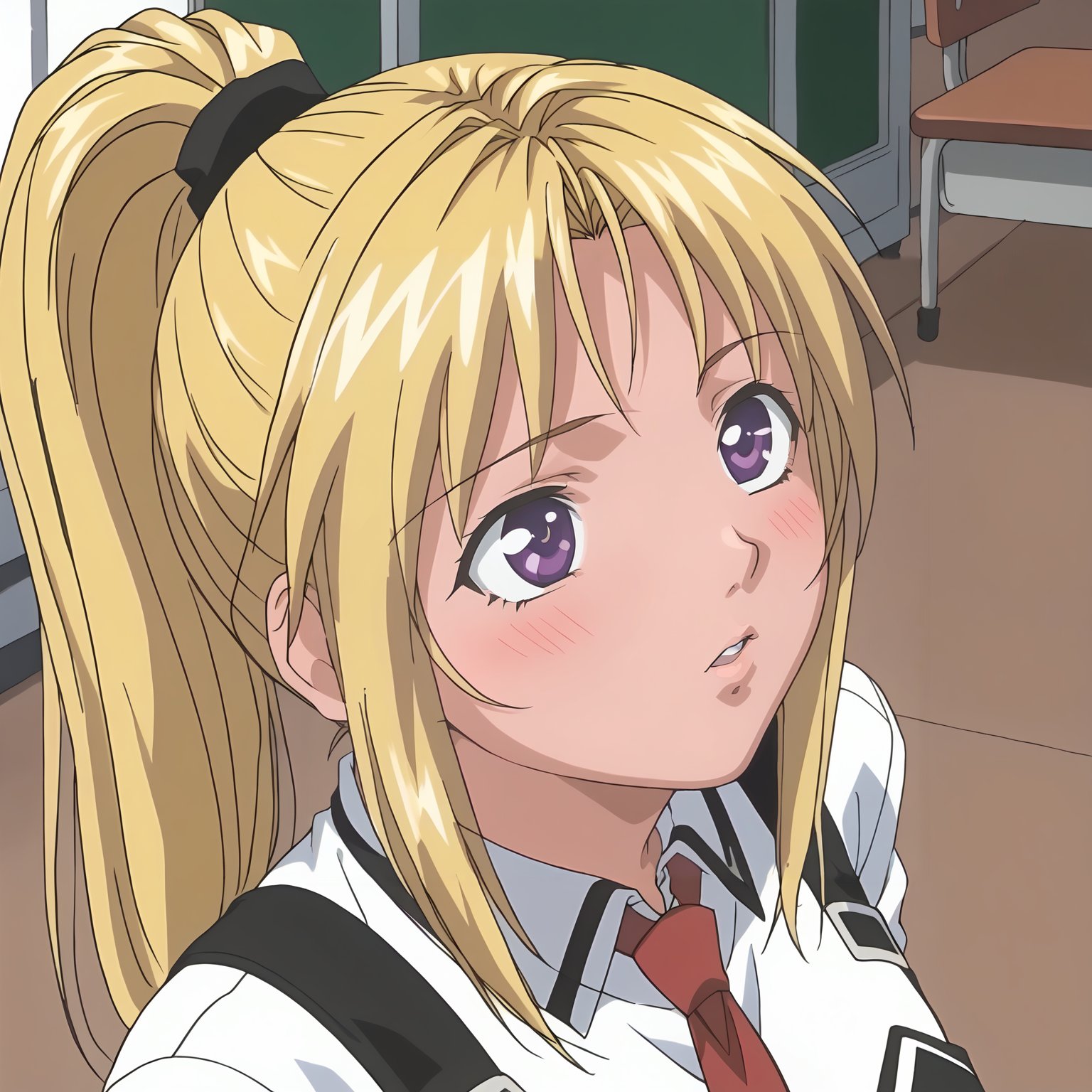 blush,  parted lips,  looking up by Ttan on Tensor.Art