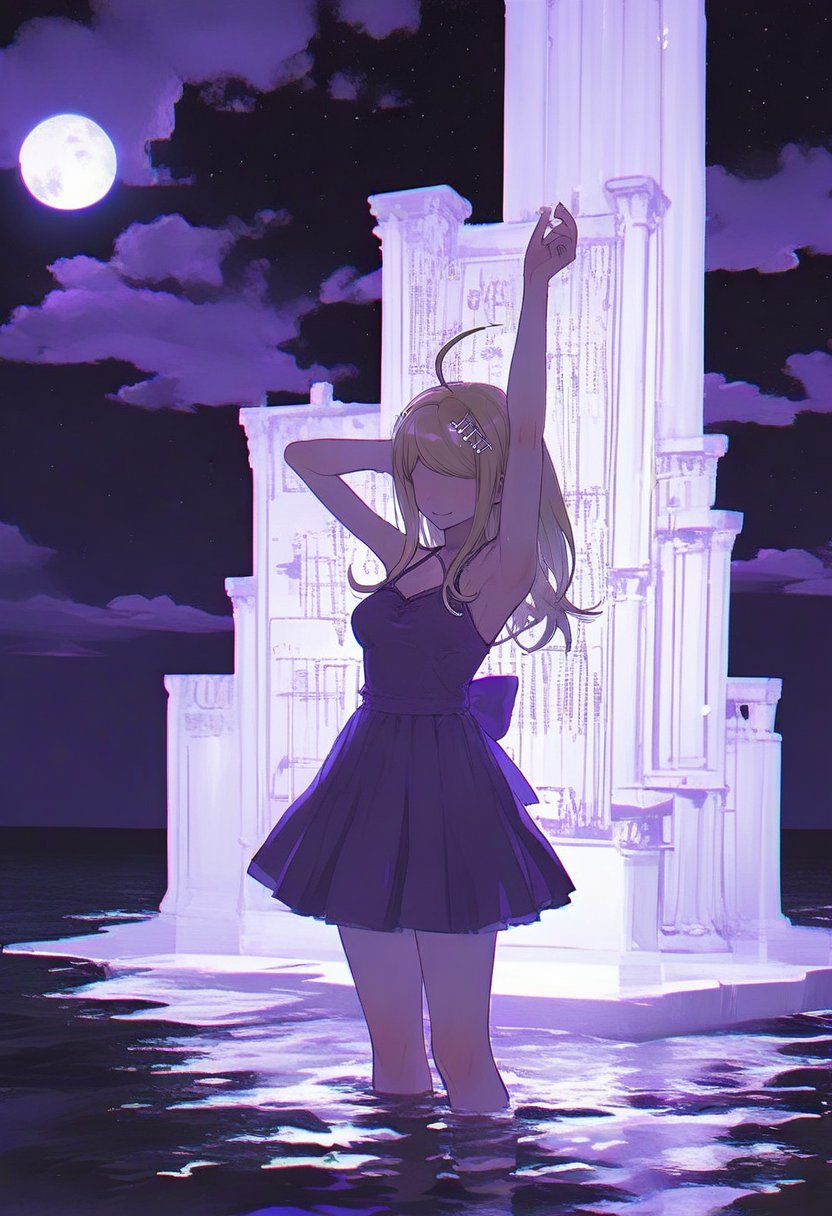 1girl,  akamatsu kaede,  danganronpa \(series\) by silvermoong on Tensor.Art