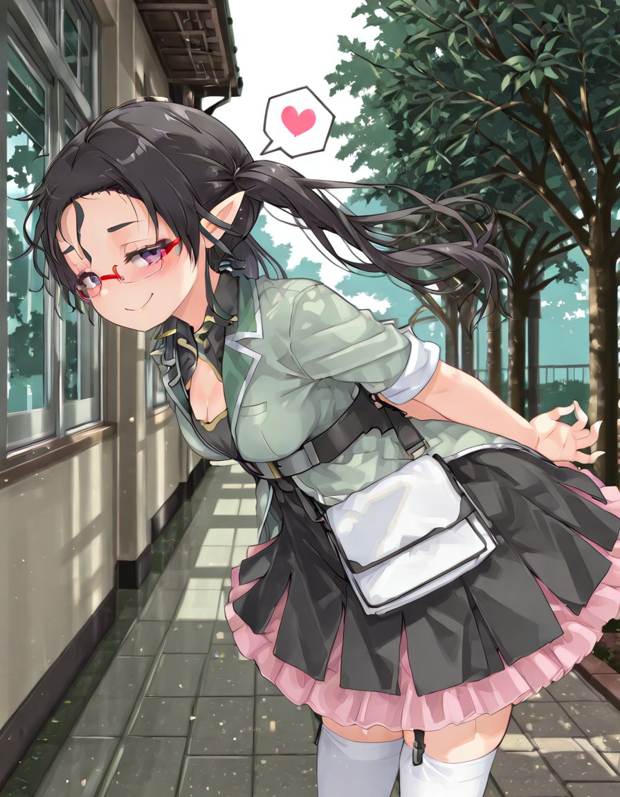 Tigrina_Soala,  pointy ears,  black hair by Mandatarius_403 on Tensor.Art