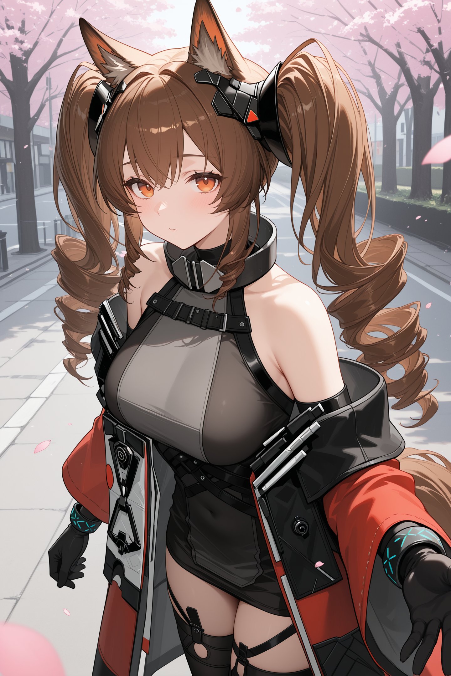 gilberta \(arknights\),  fox ears,  fox tail by reprinter on Tensor.Art