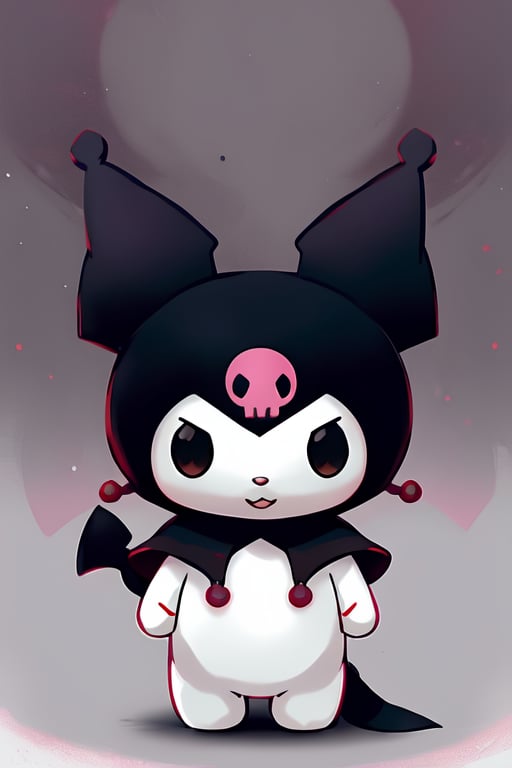 a plush toy of kuromi,  illustration by Greg rutkowski,  yoji shinkawa by ArtyEmolga (OLD) on Tensor.Art