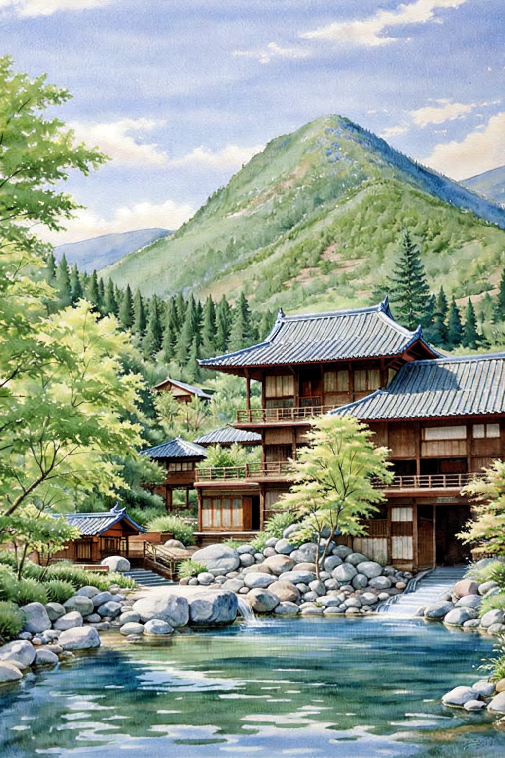 onsen,paintings,watercolor,<lora:mmk_watercolor:1>