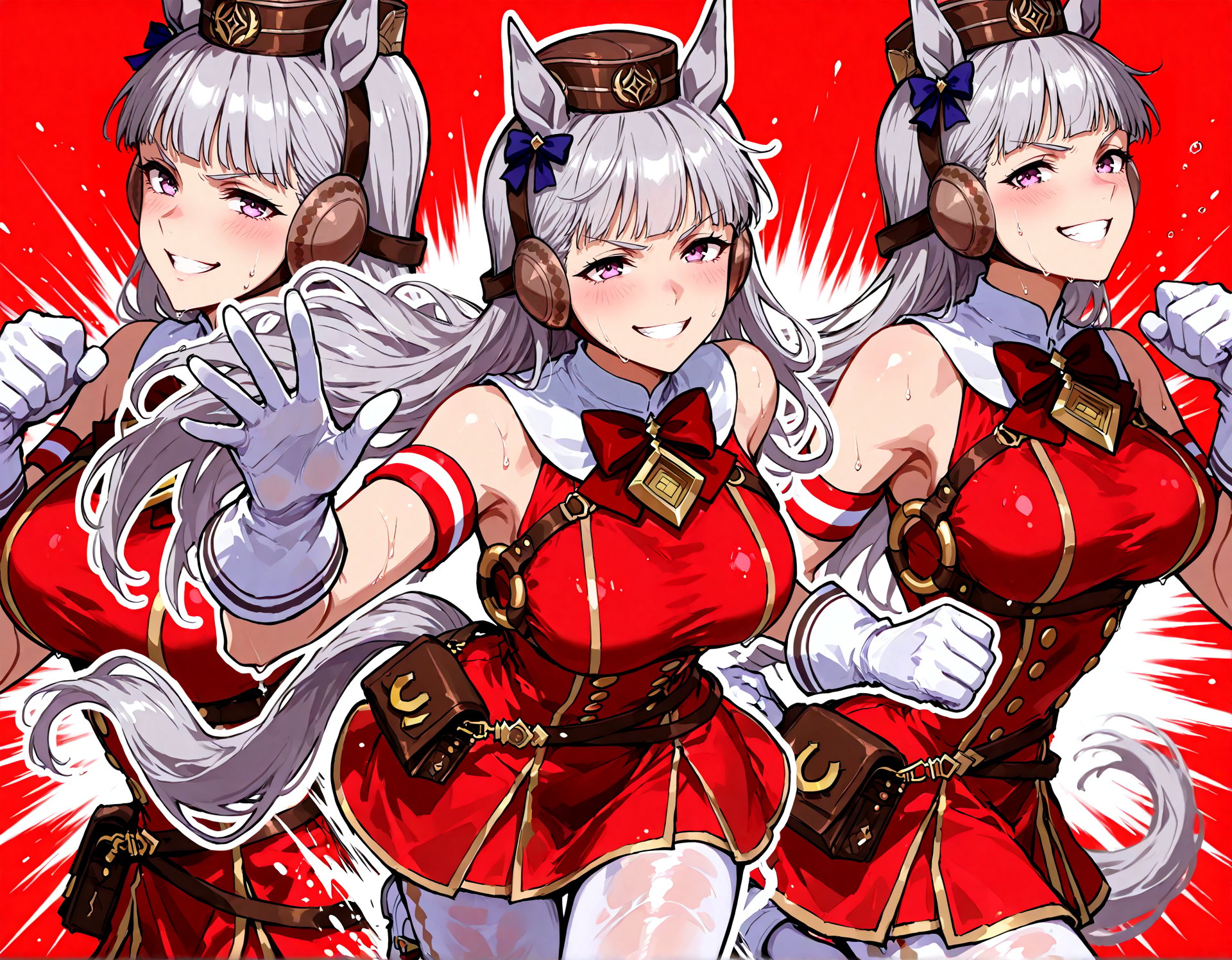 umamusume,  gold ship (umamusume),  gold ship (red strife) (umamusume) by Banana Boy on Tensor.Art