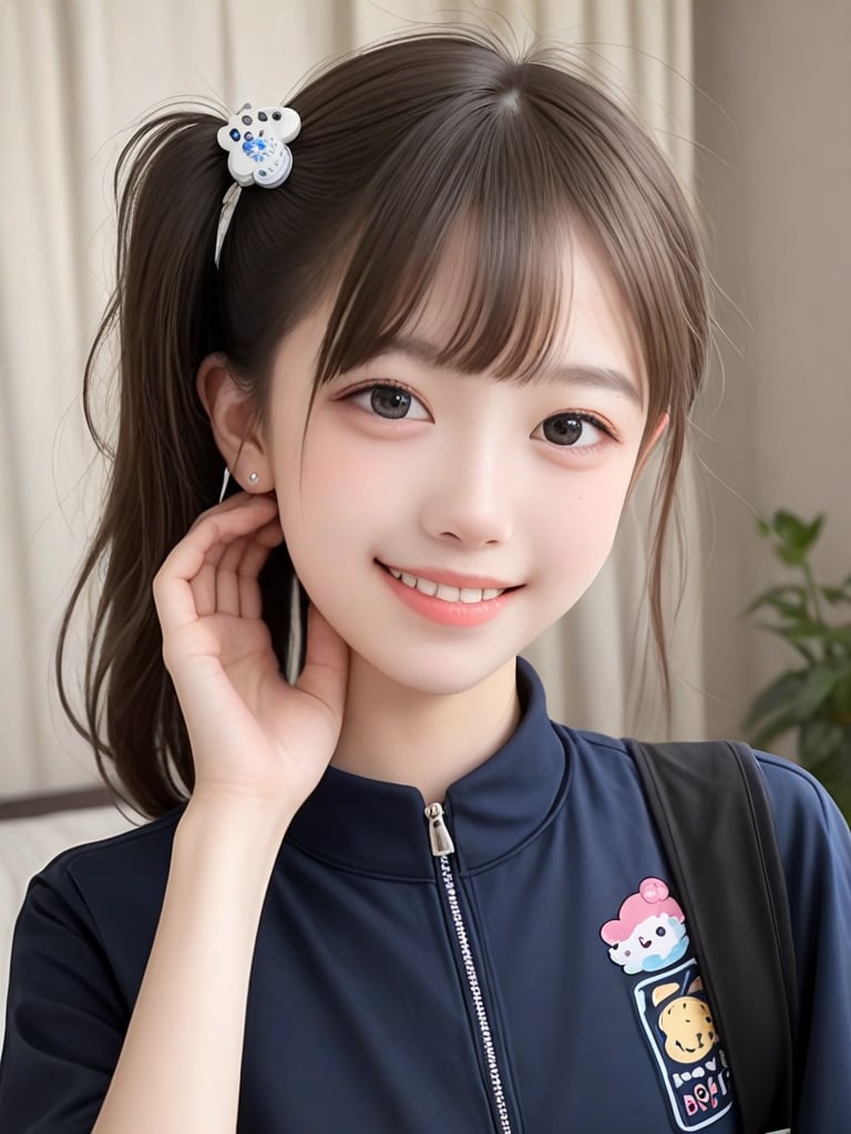 ((score_9, realistic)), ((face focus)), ((fair skin)), ((skinny)), 1girl, one side up, hair ornament, idol, jpop, kpop, belle, pretty, petite, parted lips, light smile, <lora:ADetailerNetidolFace_pony:0.5>,